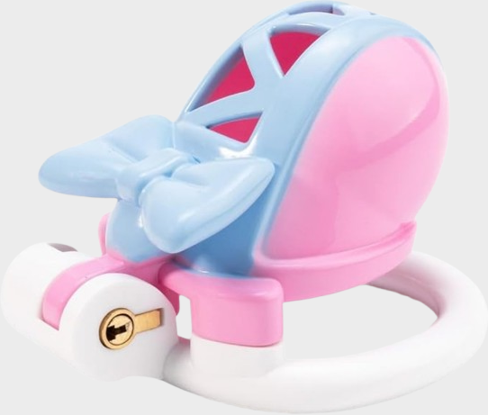 Cage de chasteté plastique La Rose et Bleue – Image 2