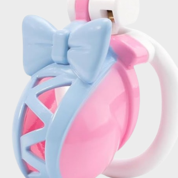 Cage de chasteté plastique La Rose et Bleue