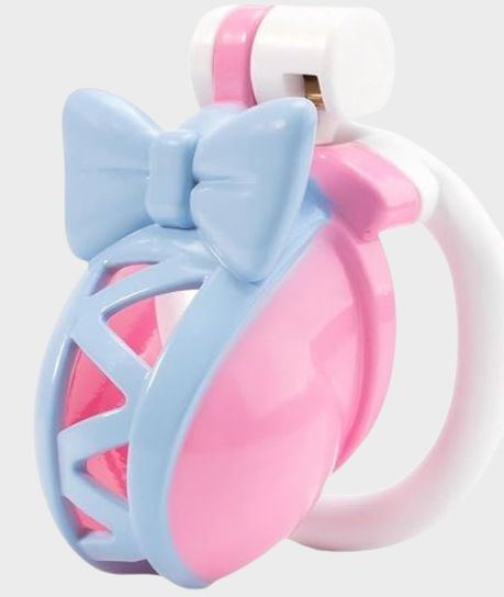 Cage de chasteté plastique La Rose et Bleue